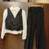 Pantalon sastrero rayas