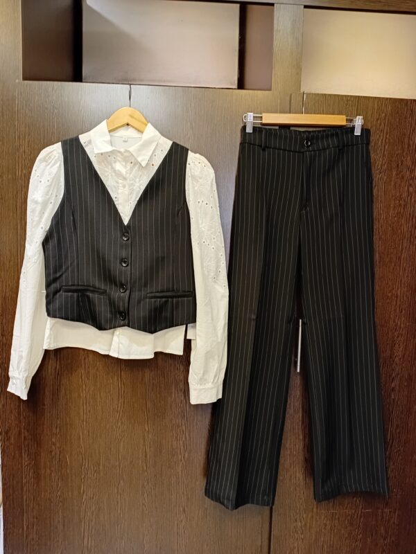 Pantalon sastrero rayas