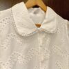 Camisa Broderie Corta