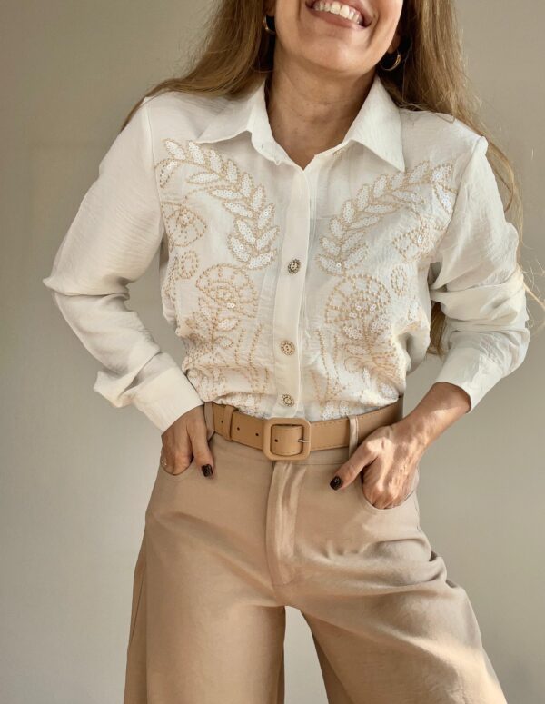 Camisa con Lentejuelas