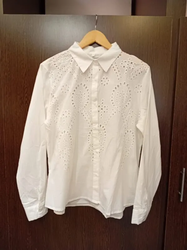 Camisa Broderie