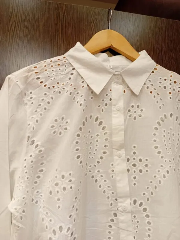Camisa Broderie