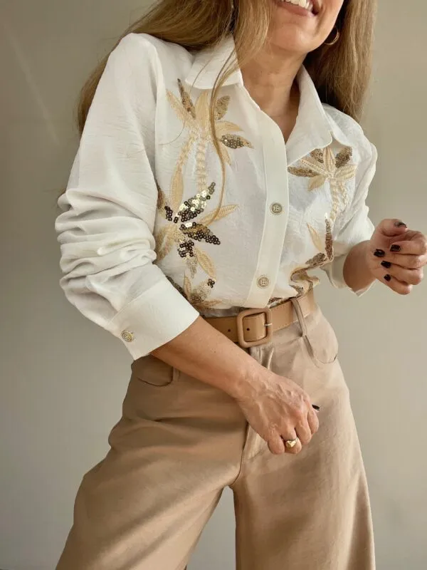 Camisa con Lentejuelas