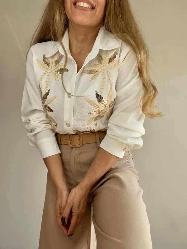 Camisa con Lentejuelas
