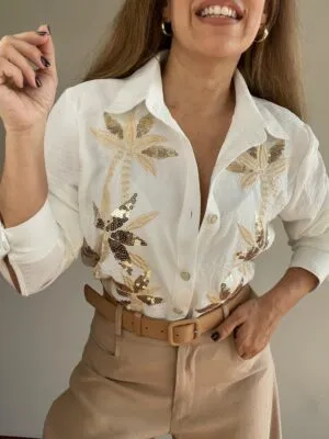 Camisa con Lentejuelas