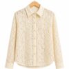 Camisa de tul con lentejuelas
