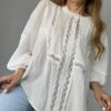 b2355887-c652-41f0-b90f-b5aa7ae96275 3 Blusa Manga Globo con Puntilla