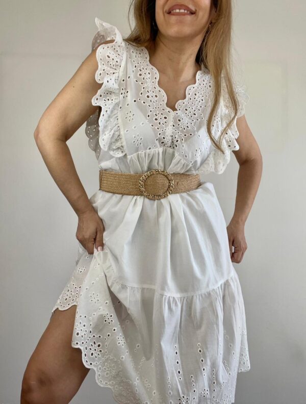 Imagen de WhatsApp 2025-10-03 a las 14.31.23_11e5d5ee 1 Vestido Broderie Volados
