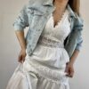 Imagen de WhatsApp 2025-10-03 a las 14.43.16_471f490f 4 Vestido Guipur y Puntilla Largo