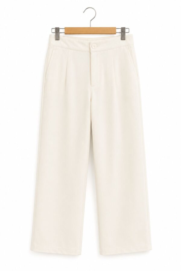 Pantalon sastrero wide leg pinzado