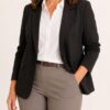 Blazer forrado talles grandes
