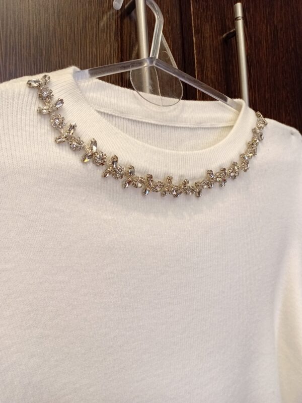 Sweater manga princesa piedritas