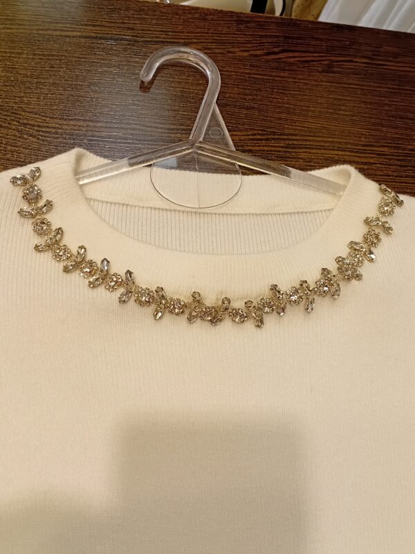 Sweater manga princesa piedritas