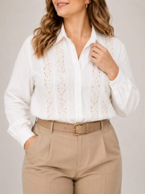 Camisa Lentejuelas talles grandes