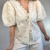 Blusa lazo con broderie