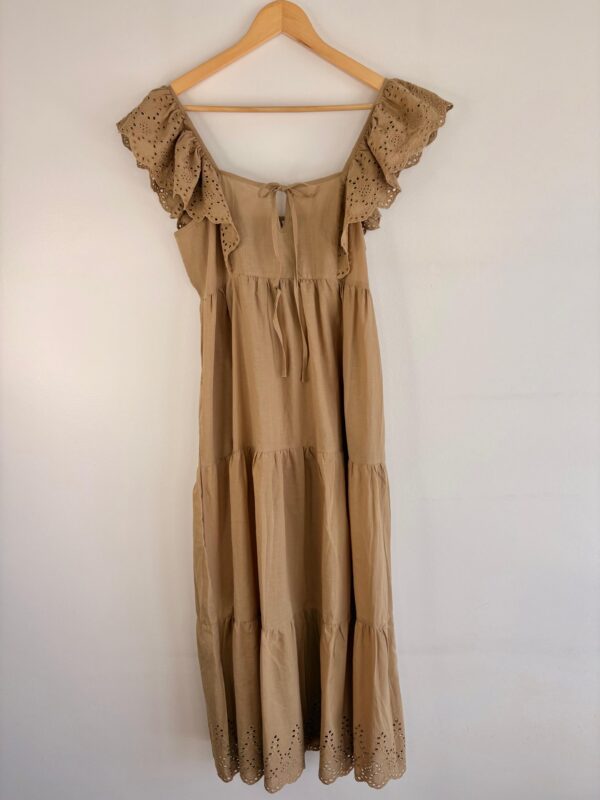 Vestido Largo con Broderie