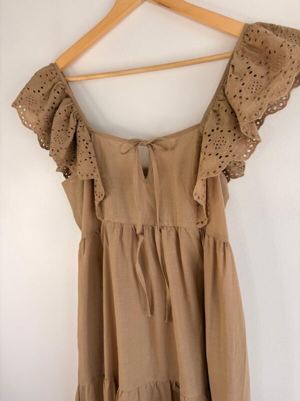 Vestido Largo con Broderie