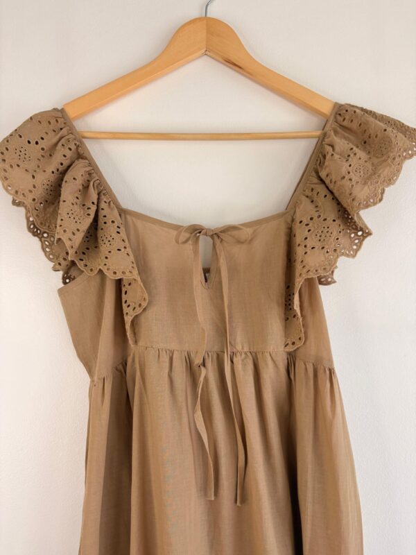 Vestido Largo con Broderie