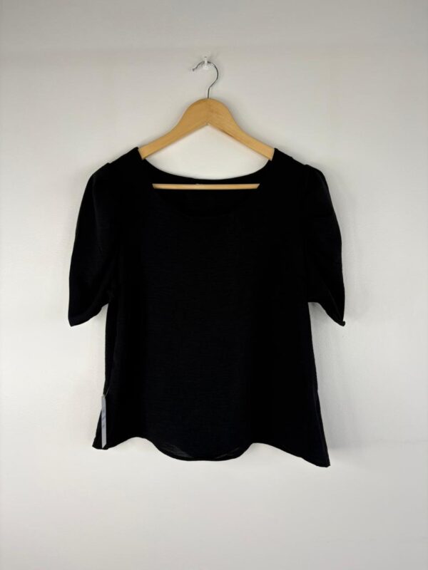 Blusa crep manga princesa