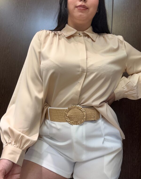 Camisa Razo con Piedritas Talles Grandes