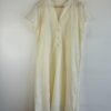 Vestido largo broderie botones talles grandes