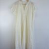 Vestido largo broderie botones talles grandes