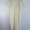 Vestido largo broderie botones talles grandes