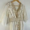 Vestido corto broderie lentejuelas