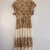 Vestido largo bordado puntillas