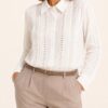 Camisa puntilla talles grandes