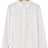 Camisa puntillas plumetti talles grandes
