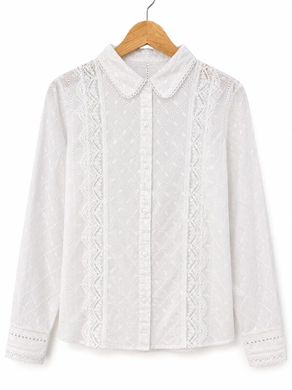 Camisa puntillas plumetti talles grandes