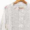 Blusa puntillas cuello mao talles grandes