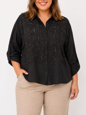 File h1 Camisa bordada strass talles grandes
