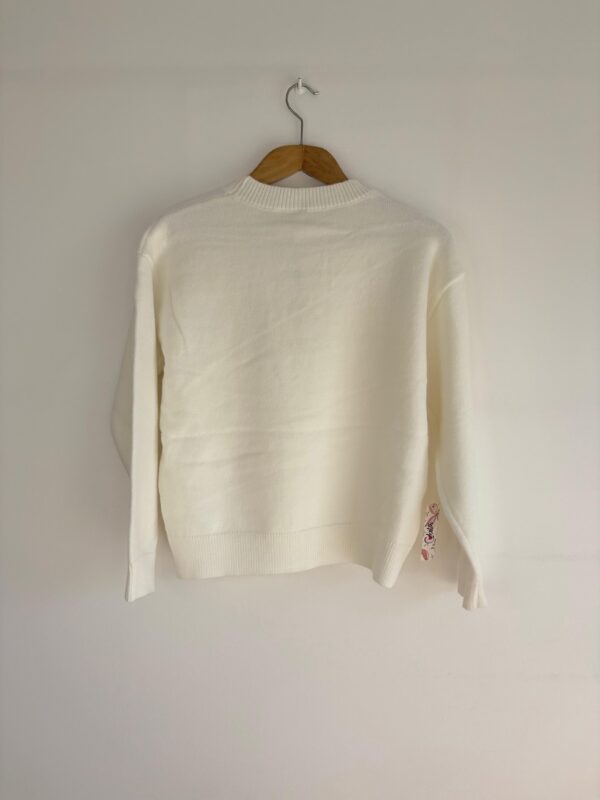 Sweater flores bordadas lentejuelas
