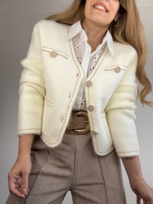 saco lana brillos