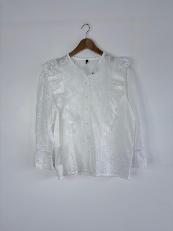Blusa broderie volados