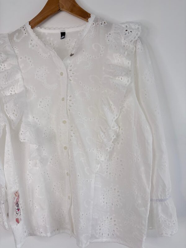 Blusa broderie volados