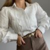 Camisa puntillas y guipur