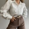 Camisa puntillas y guipur