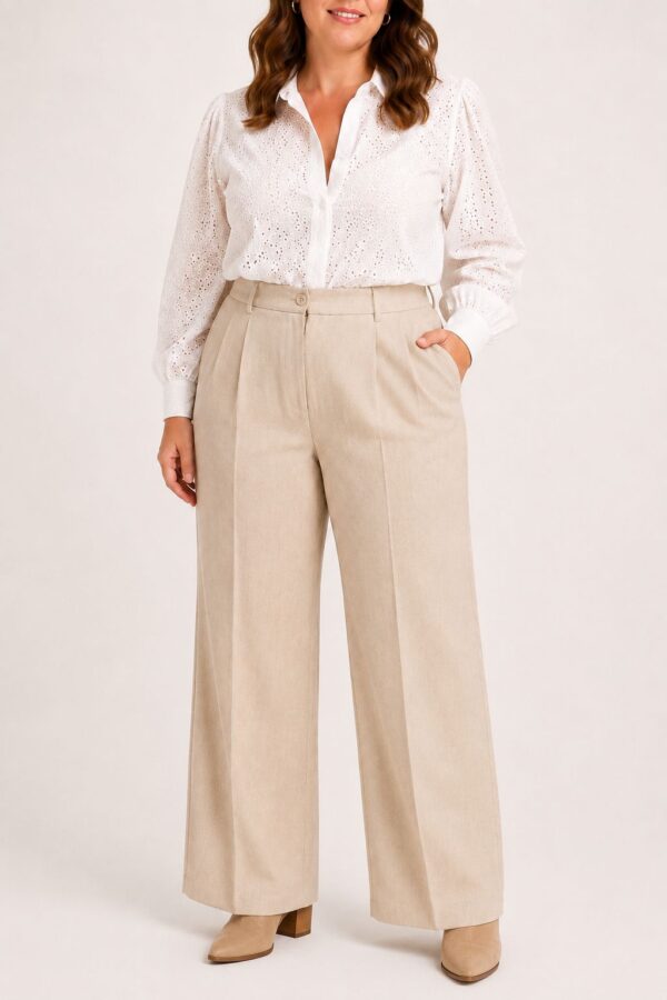 Pantalon sastrero elastico