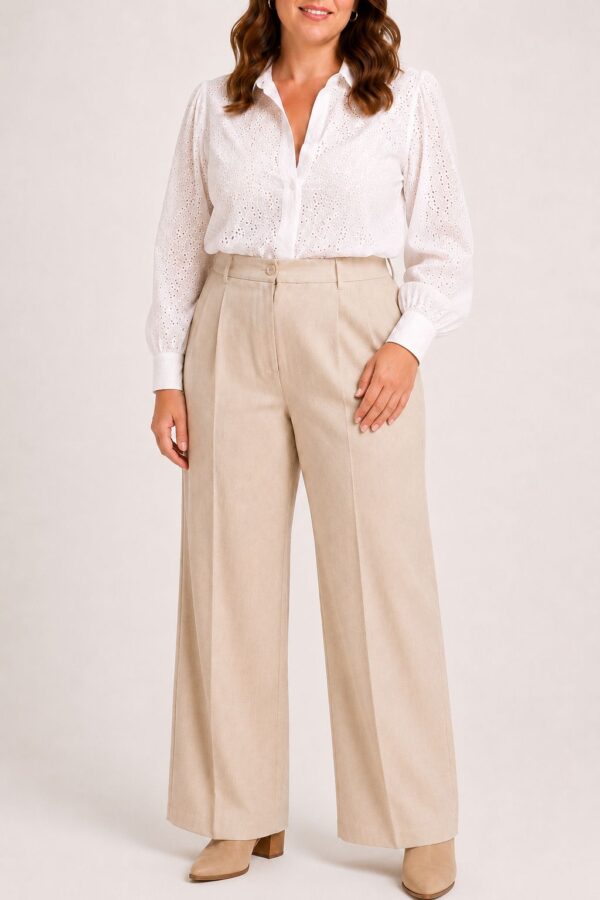 Pantalon sastrero elastico