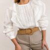 Blusa puntillas volados