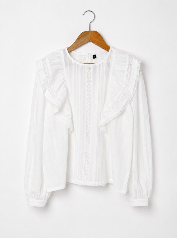 Blusa puntillas volados