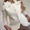 Saco cuello peluche