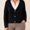 Cardigan brillos talles grandes