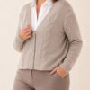 Cardigan brillos talles grandes