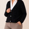 Cardigan brillos talles grandes