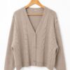 Cardigan brillos talles grandes