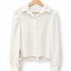 Camisa crep manga princesa